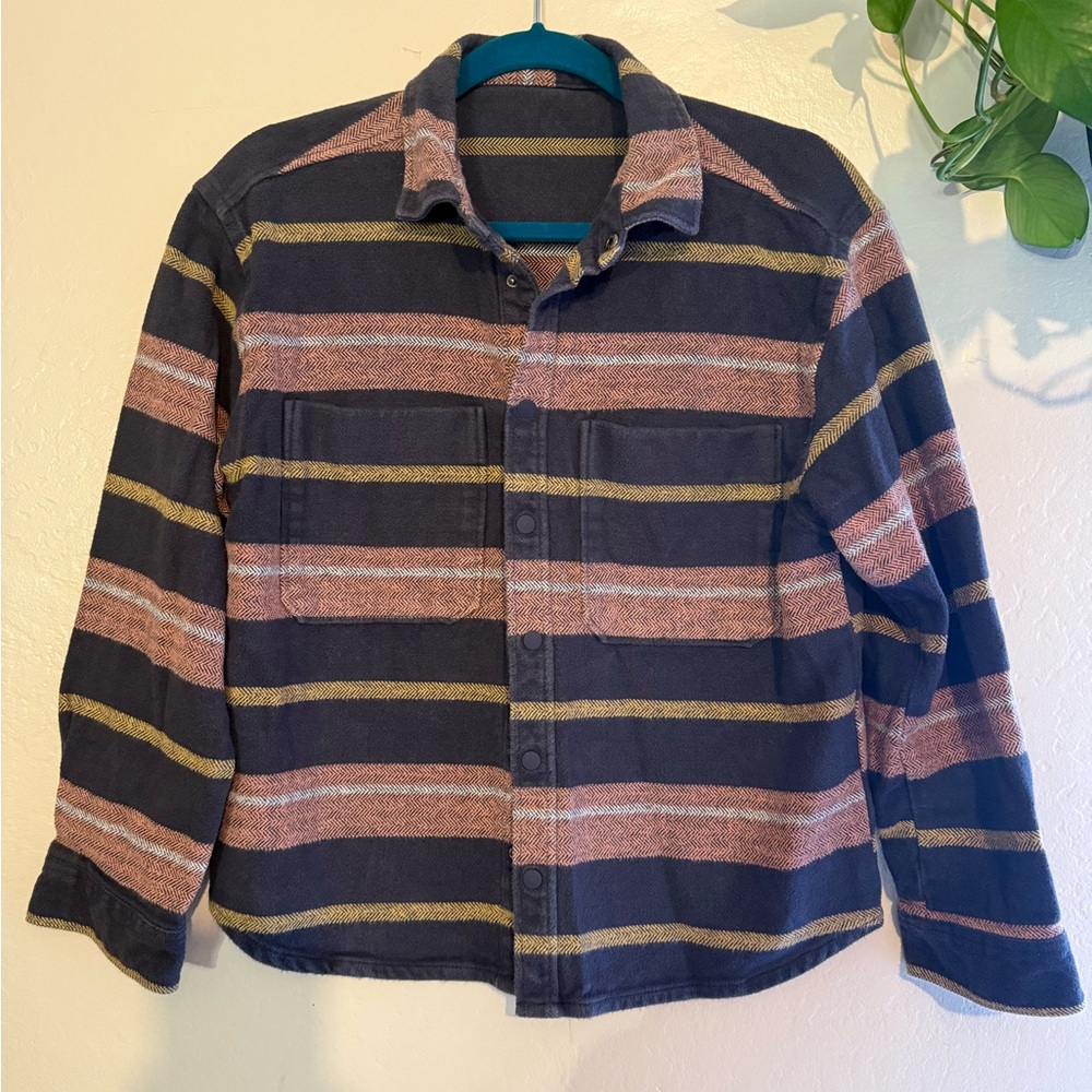 Madewell Striped Kids Jacket - Black, Pink, Yellow  XL?